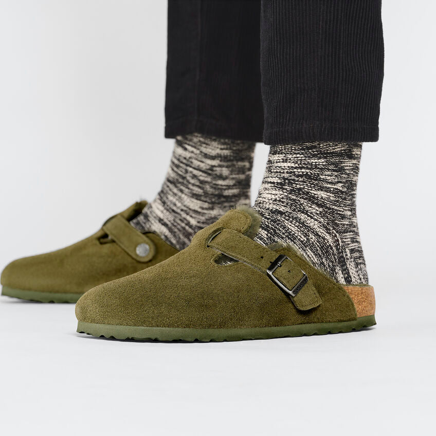 Women's Boston Shearling in Thyme