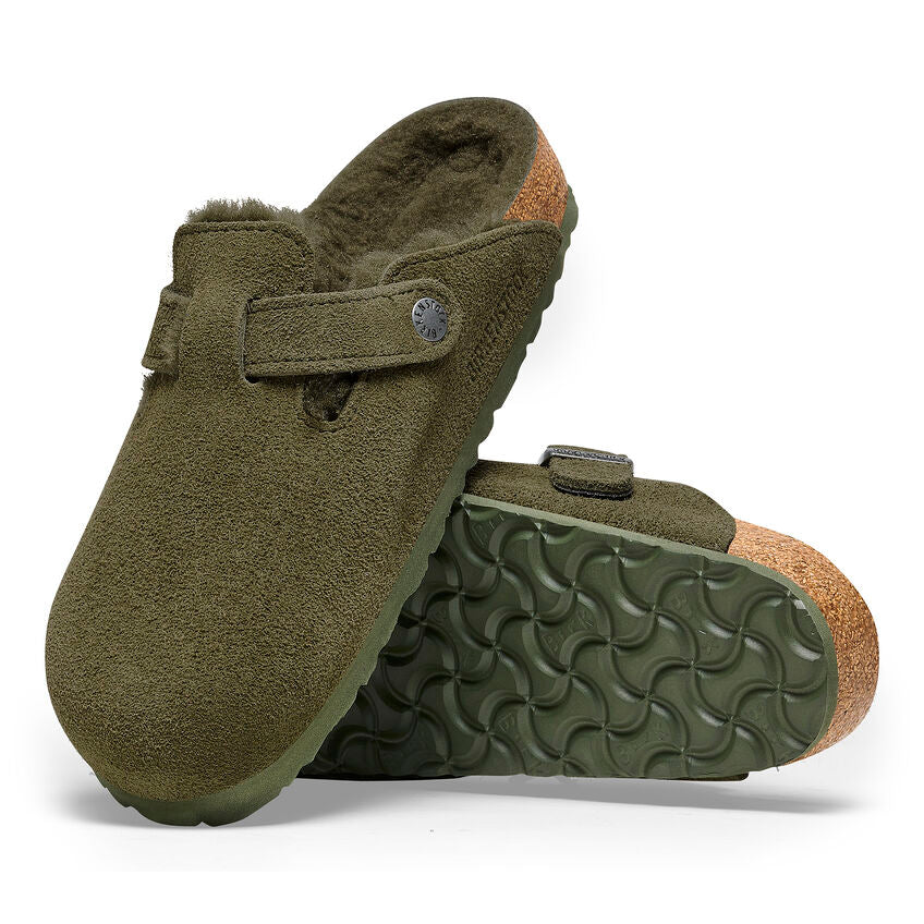 Women's Boston Shearling in Thyme