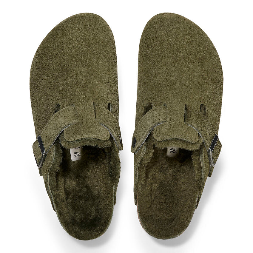 Women's Boston Shearling in Thyme