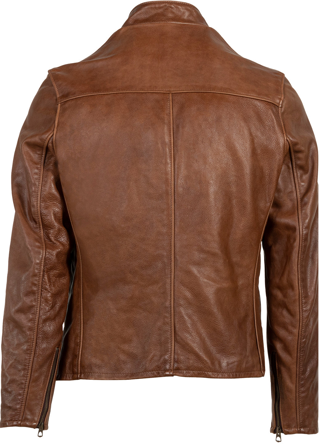 Vintaged Cowhide Café Racer Leather Jacket