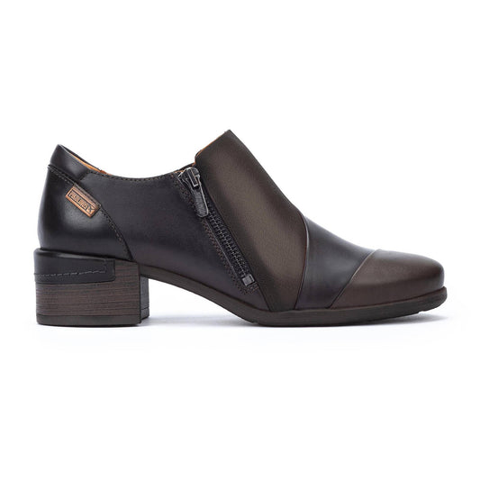 Women's Malaga Side Zip Heeled Shoe