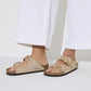 Women's Arizona Big Buckle Sandcastle Nubuck Leather