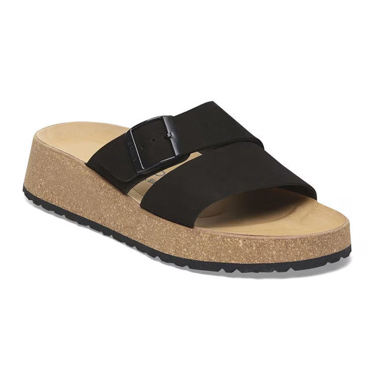 Women's Almina Black Nubuck Leather
