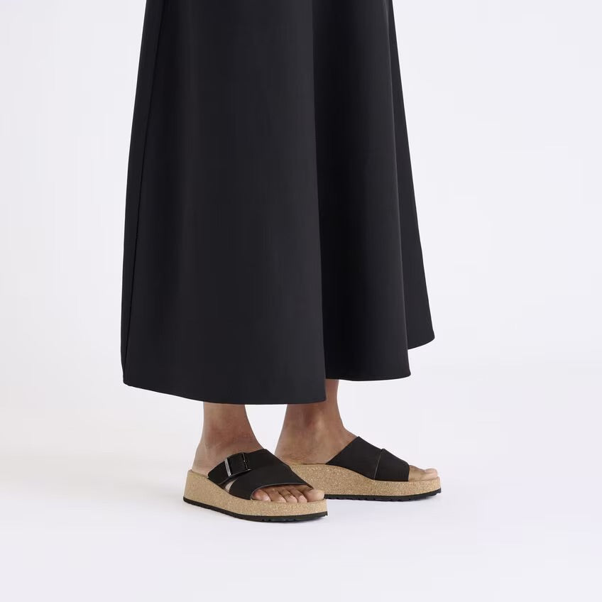Women's Almina Black Nubuck Leather