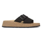 Women's Almina Black Nubuck Leather