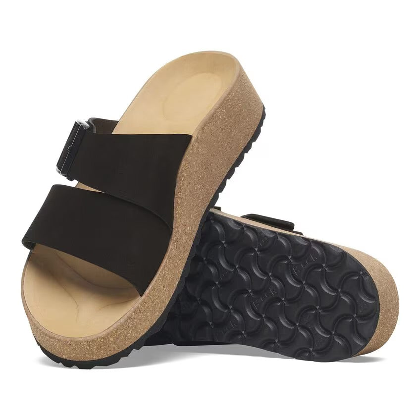 Women's Almina Black Nubuck Leather