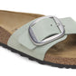 Women's Madrid Big Buckle Pure Sage Nubuck Leather