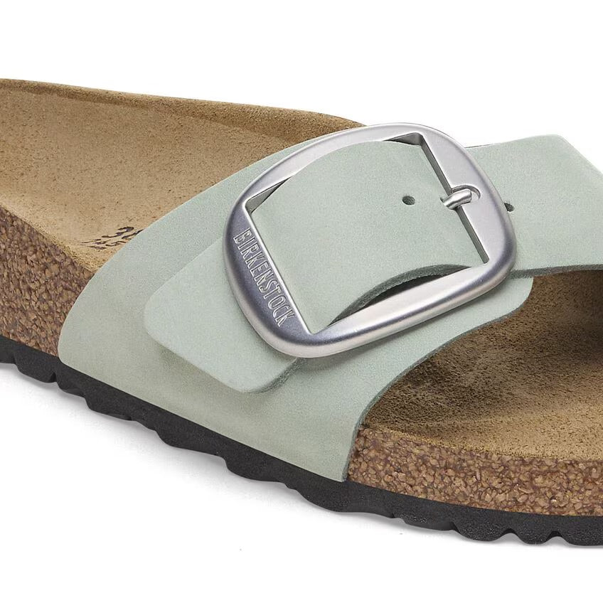 Women's Madrid Big Buckle Pure Sage Nubuck Leather