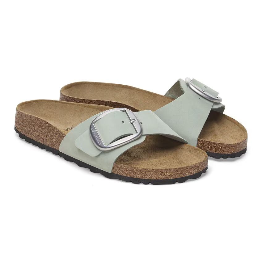 Women's Madrid Big Buckle Pure Sage Nubuck Leather