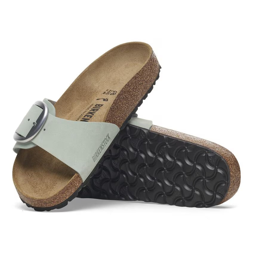 Women's Madrid Big Buckle Pure Sage Nubuck Leather
