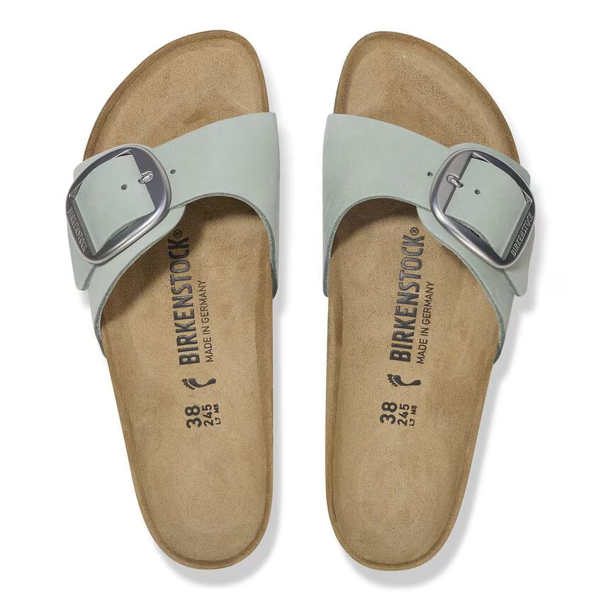 Women's Madrid Big Buckle Pure Sage Nubuck Leather