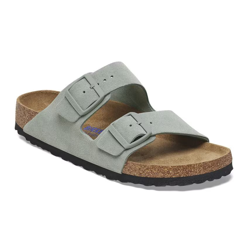 Women's Arizona Soft FootBed Pure Sage Suede