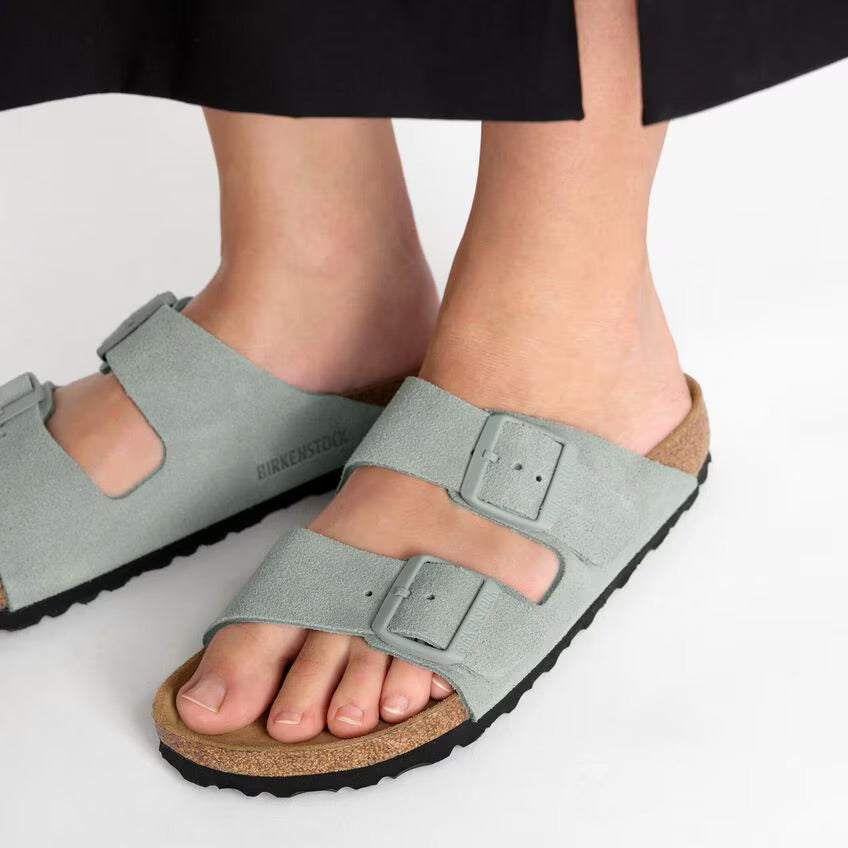 Women's Arizona Soft FootBed Pure Sage Suede