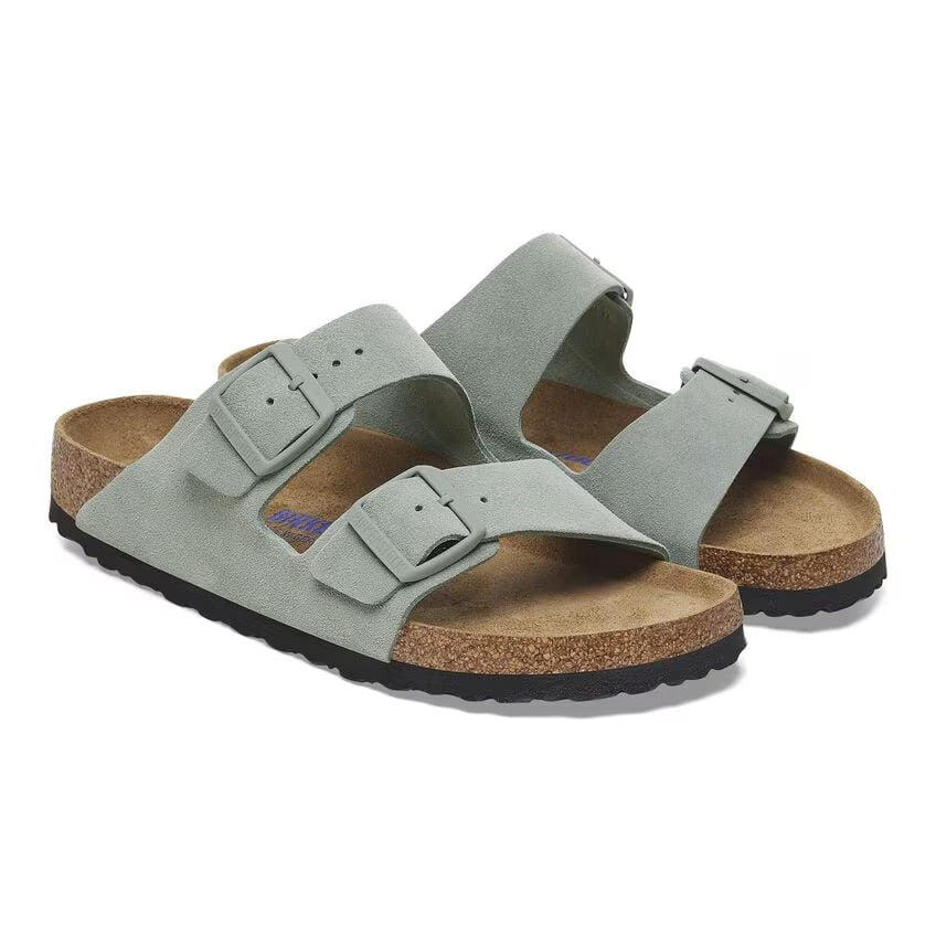 Women's Arizona Soft FootBed Pure Sage Suede