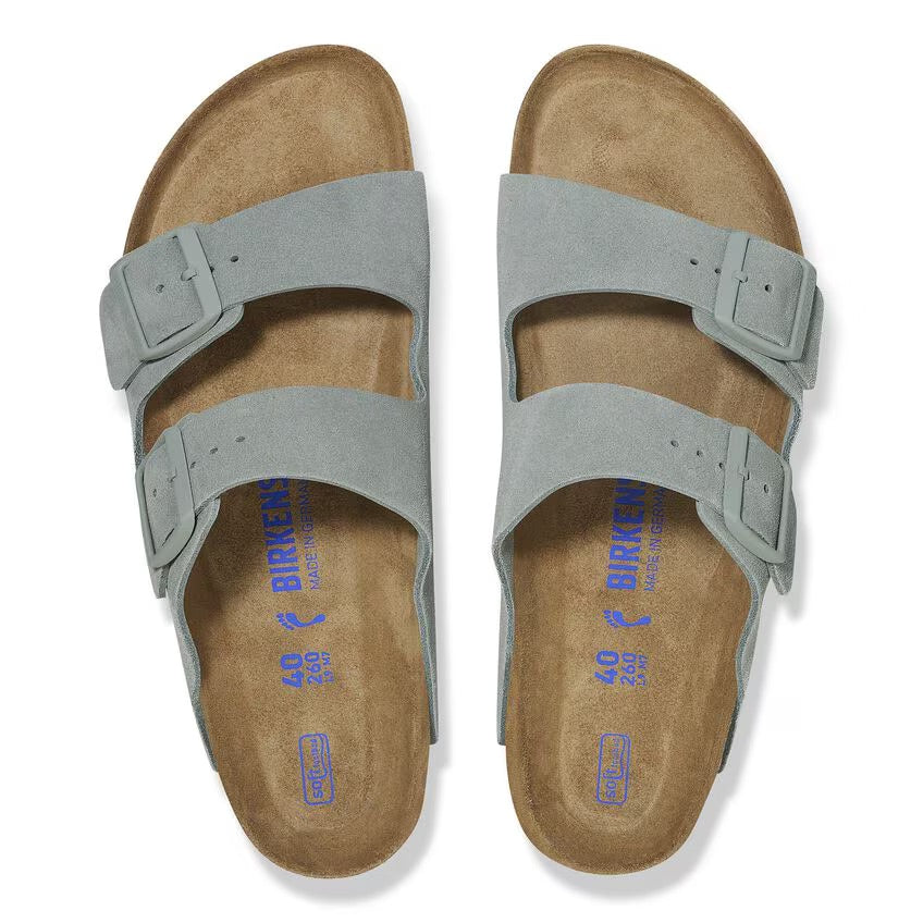 Women's Arizona Soft FootBed Pure Sage Suede