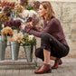 Women's Malaga Side Zip Heeled Shoe