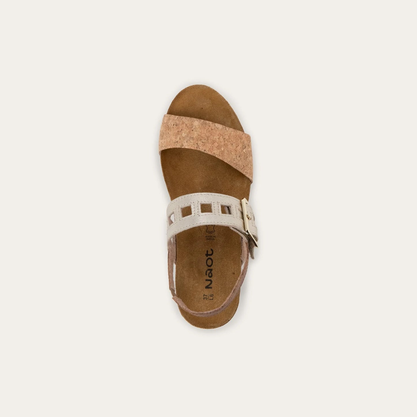 Women's Dynasty Wedge Sandal Latte Brown/Cork/Radiant Gold
