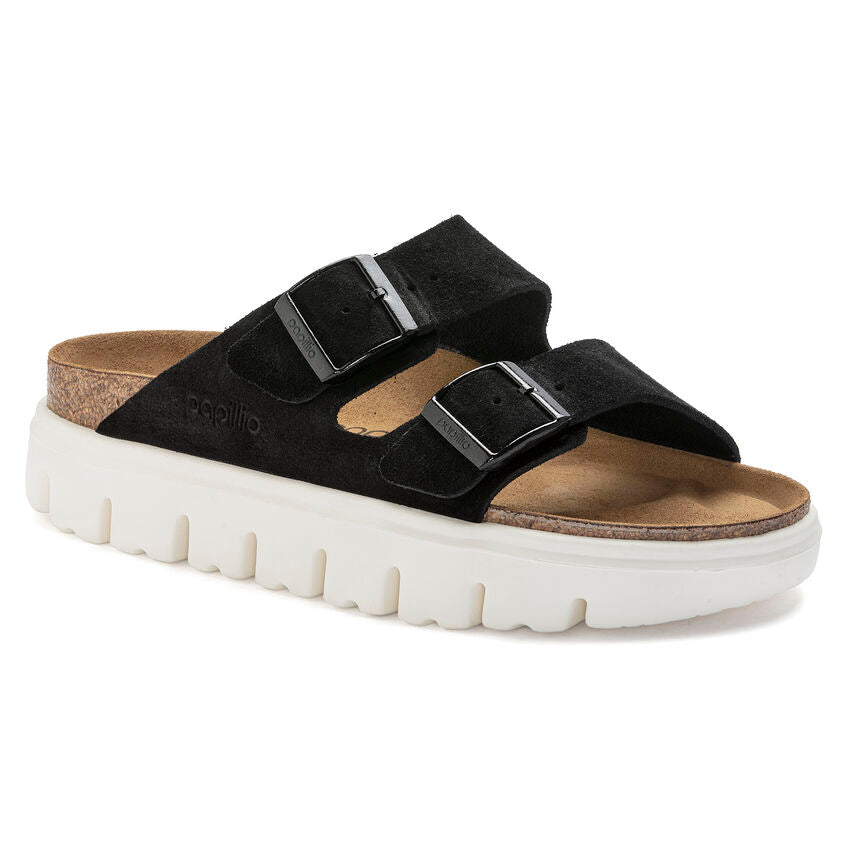 Women's Arizona Chunky Black Suede