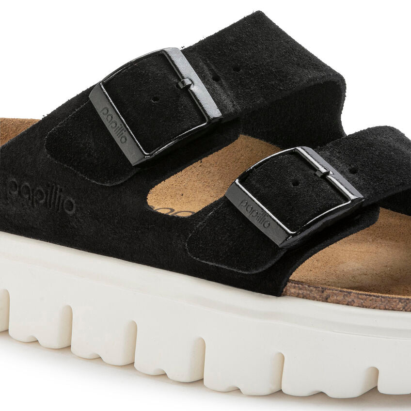 Women's Arizona Chunky Black Suede