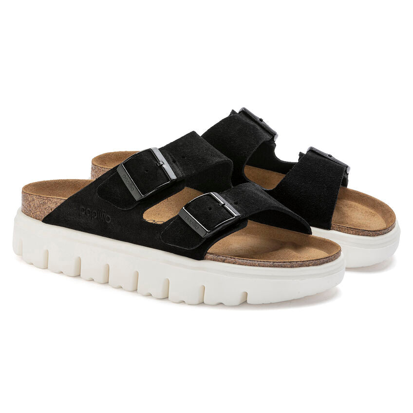 Women's Arizona Chunky Black Suede