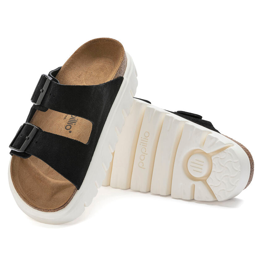 Women's Arizona Chunky Black Suede