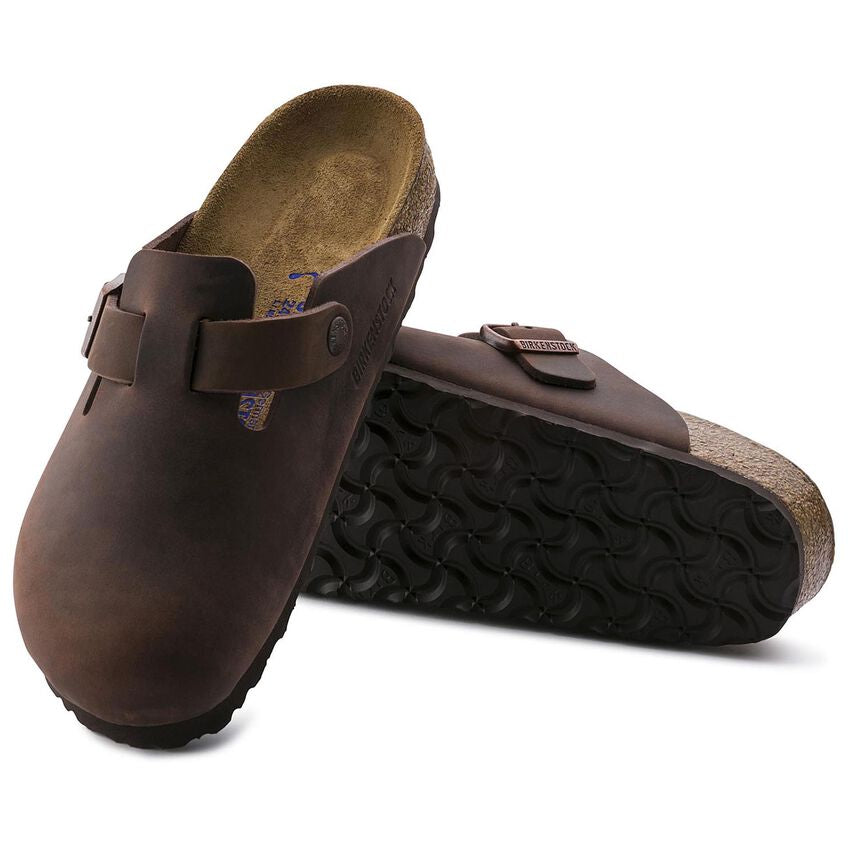 M Boston Soft Footbed Oiled Leather (Womens Wide)