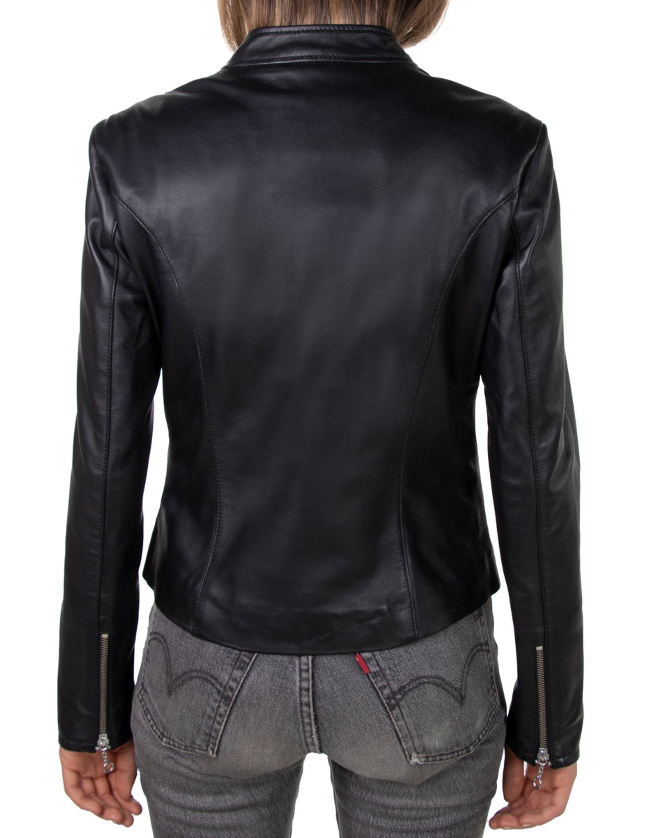 Women's Lambskin "Cafe" Leather Jacket