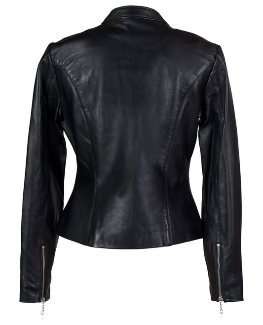 Women's Lambskin "Cafe" Leather Jacket