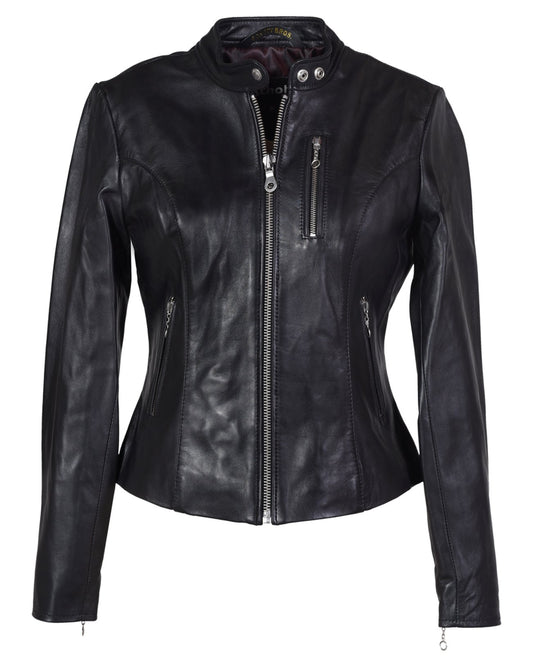 Women's Lambskin "Cafe" Leather Jacket