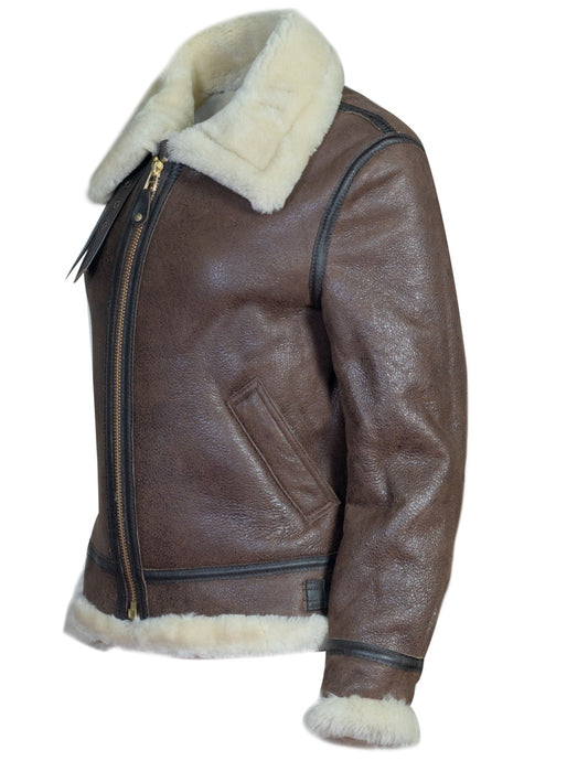 Women's Sheepskin B-3 Bomber Jacket