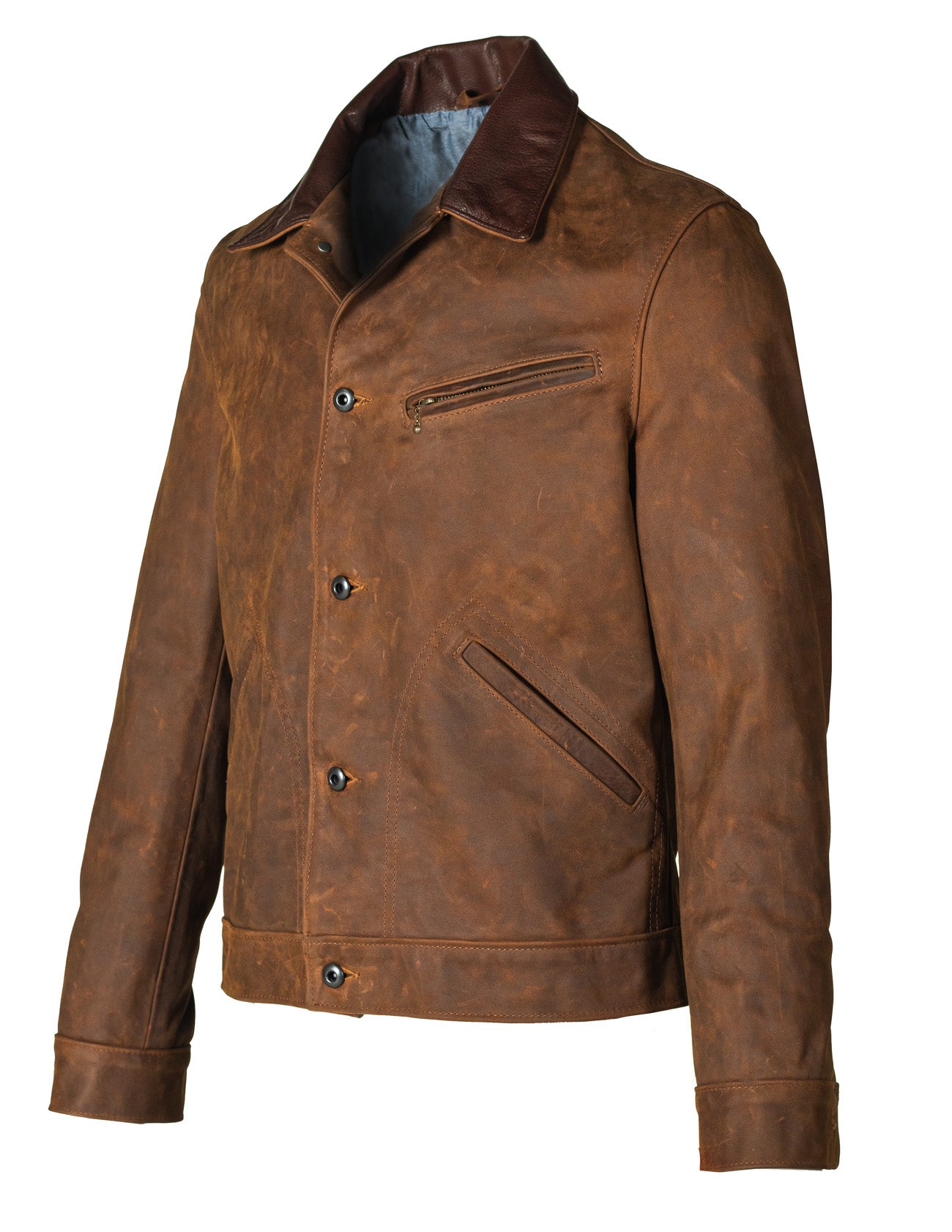 538 - Nubuck Cowhide Mechanic's Jacket