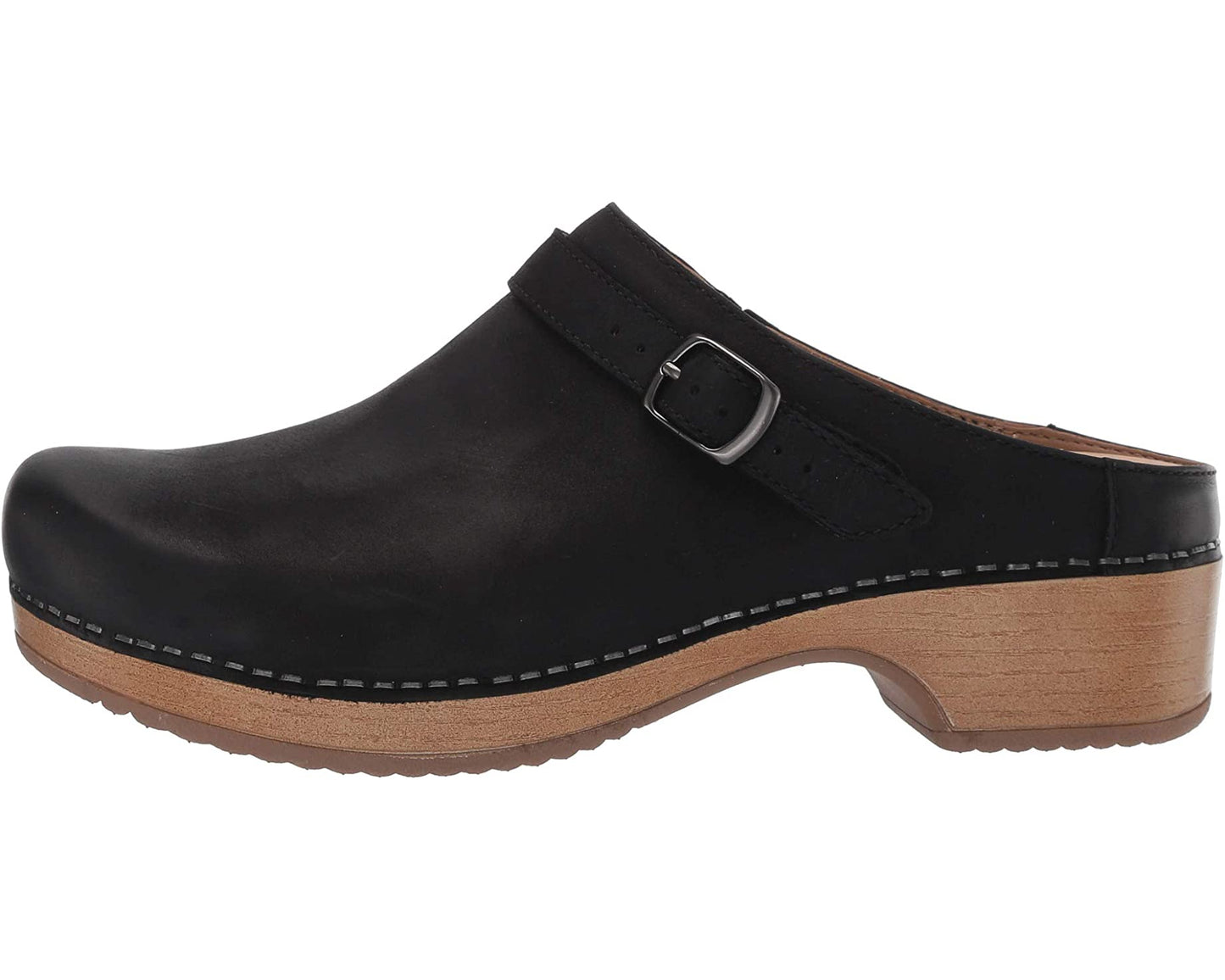 Berry Leather Mule