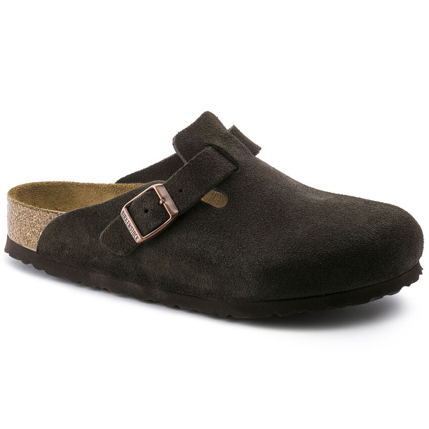 M Boston Soft Footbed Suede (Women's Wide)