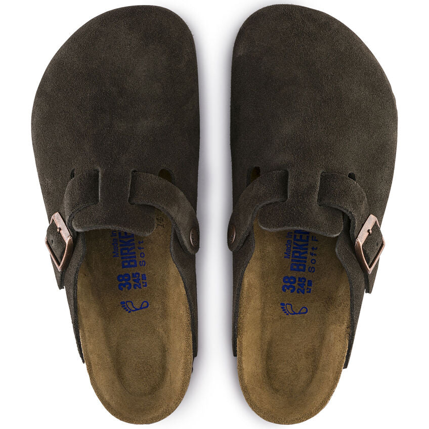 M Boston Soft Footbed Suede (Women's Wide)