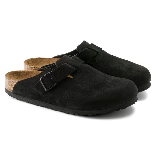 M Boston Soft Footbed Suede (Women's Wide)