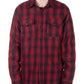 Schott NYC Plaid Wool Blend Faux Sherpa Lined CPO Shirt