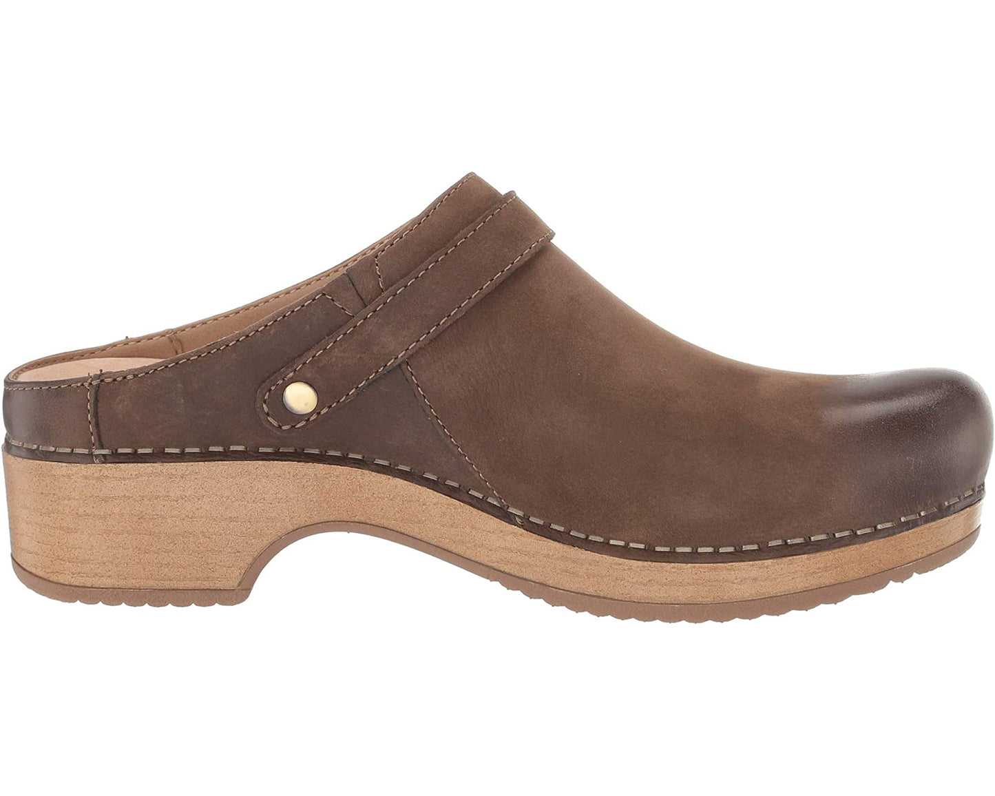 Berry Leather Mule