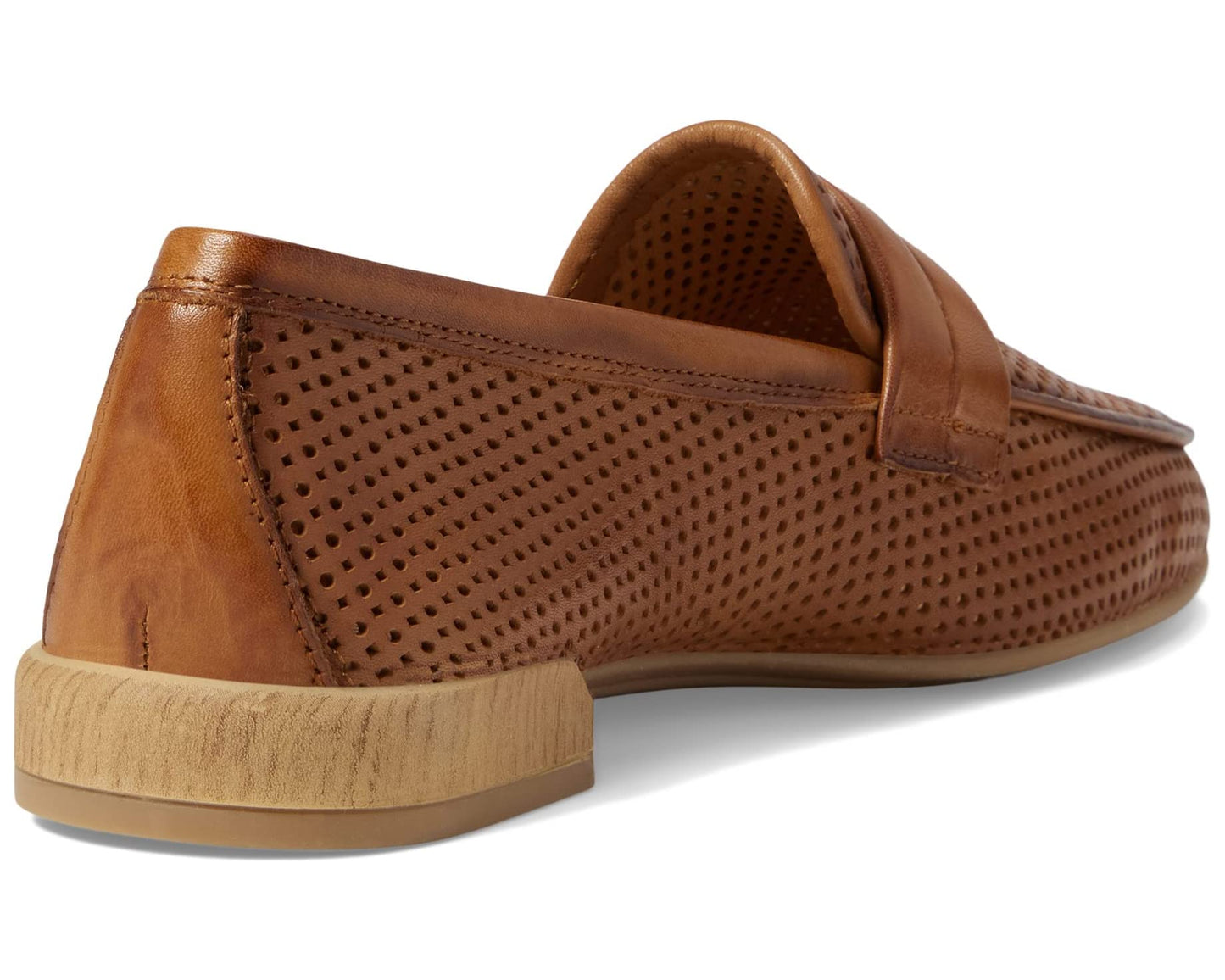 Almeria Perforated Leather Loafers