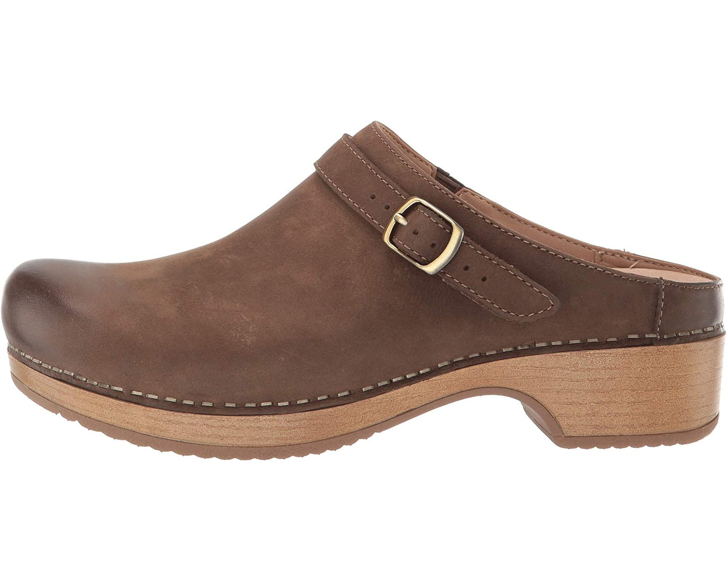Berry Leather Mule
