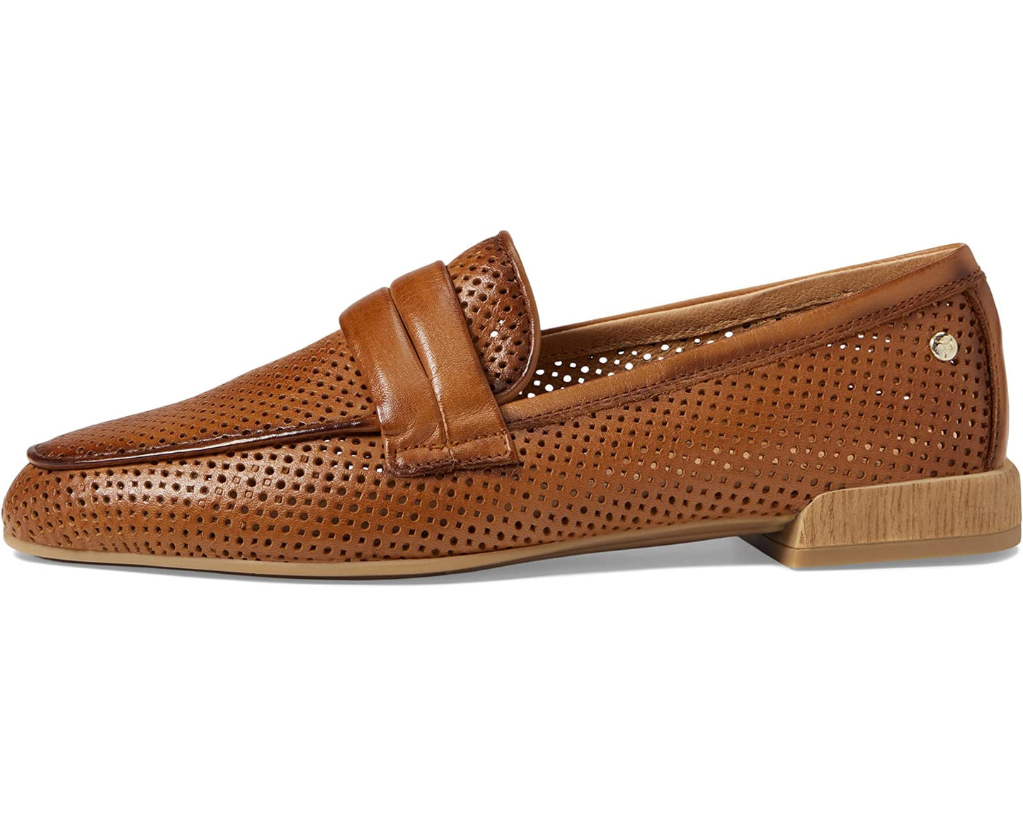 Almeria Perforated Leather Loafers