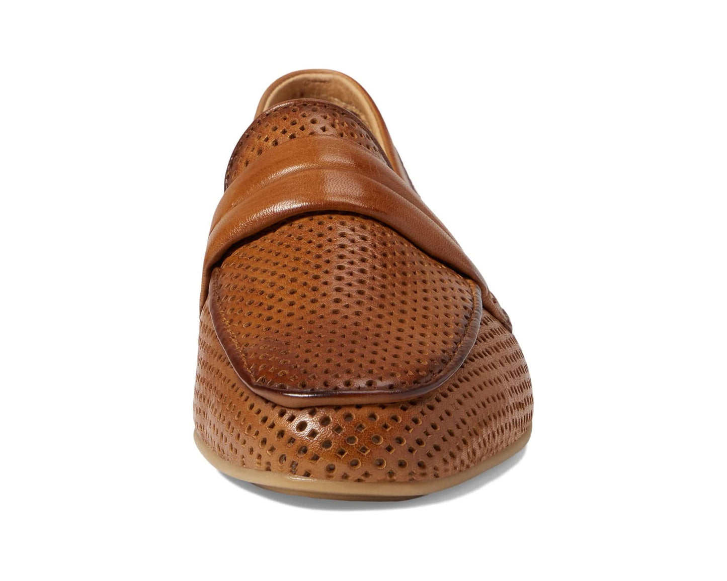 Almeria Perforated Leather Loafers