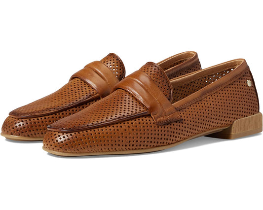 Almeria Perforated Leather Loafers