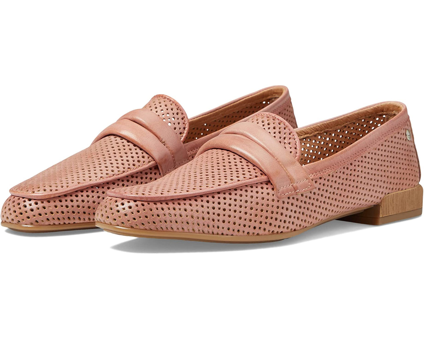 Almeria Perforated Leather Loafers