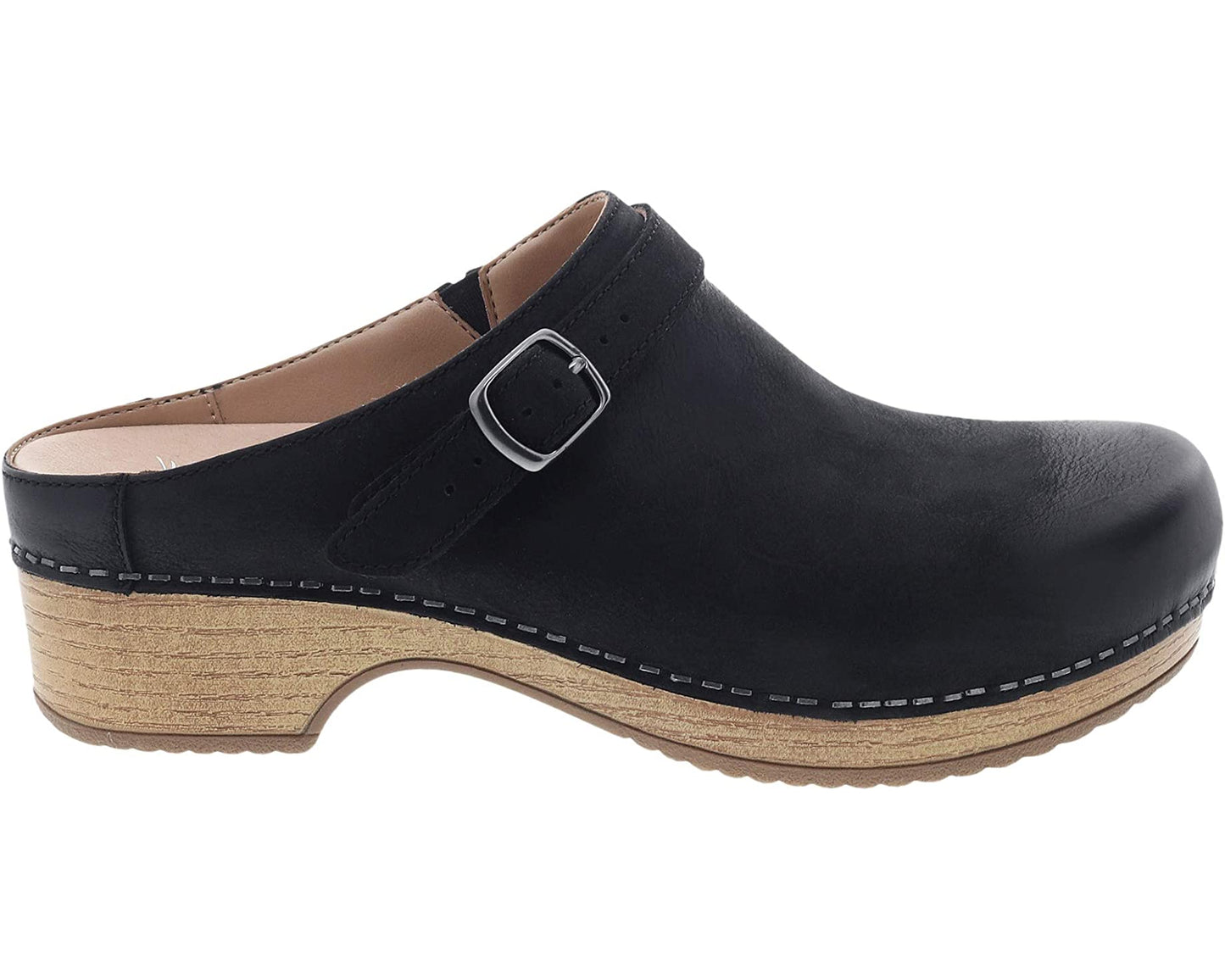 Berry Leather Mule