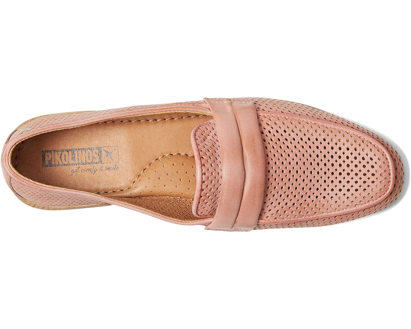 Almeria Perforated Leather Loafers