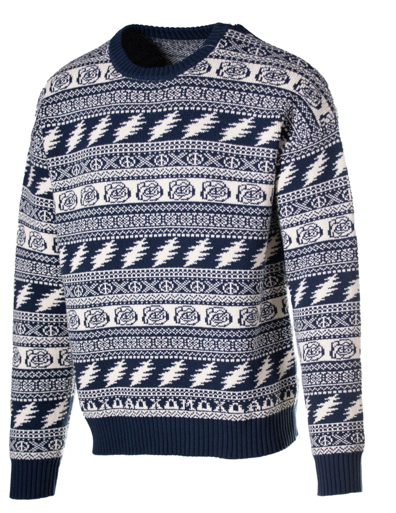 Schott NYC x Grateful Dead Cotton Fair Isle Sweater